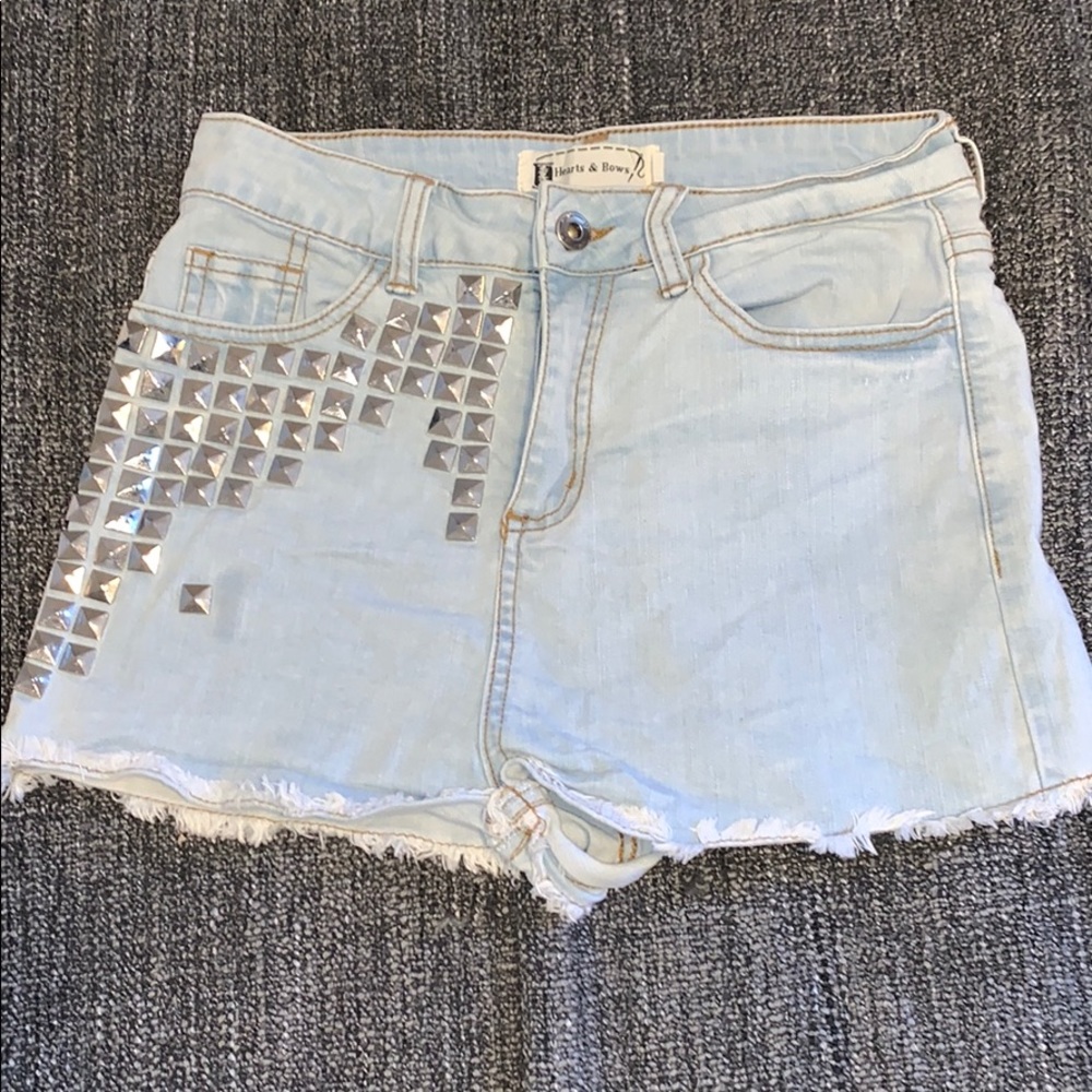 Denim shorts | High rise booty shorts